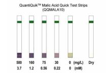 QuantiQuik Malic Acid Quick Test Strips