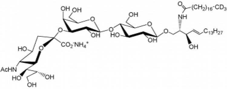N-omega-CD3-Octadecanoyl monosialoganglioside GM3 (NH4+ salt)