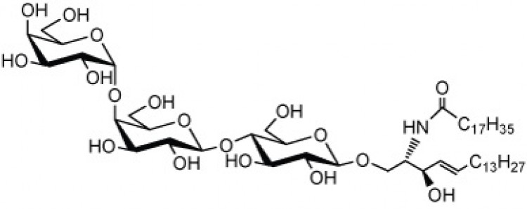 N-Octadecanoyl-ceramide trihexoside