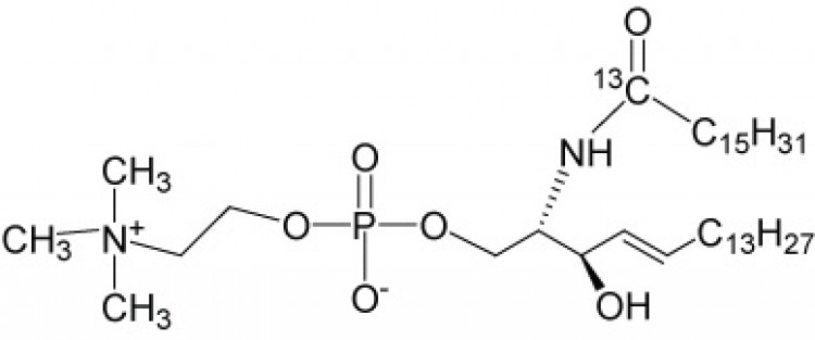 N-1-13C-Hexadecanoyl-D-erythro-sphingosylphosphorylcholine
