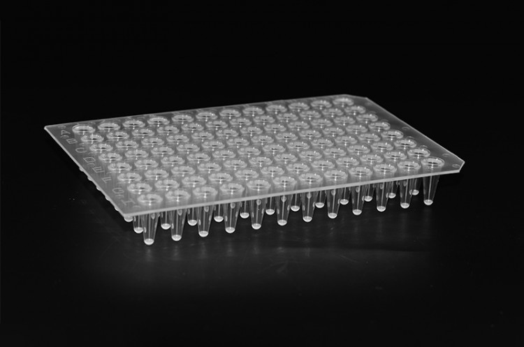 96-well qPCR Plates, 100 μL, Clear, Non-Skirted, Cut Corners A12 and H12 