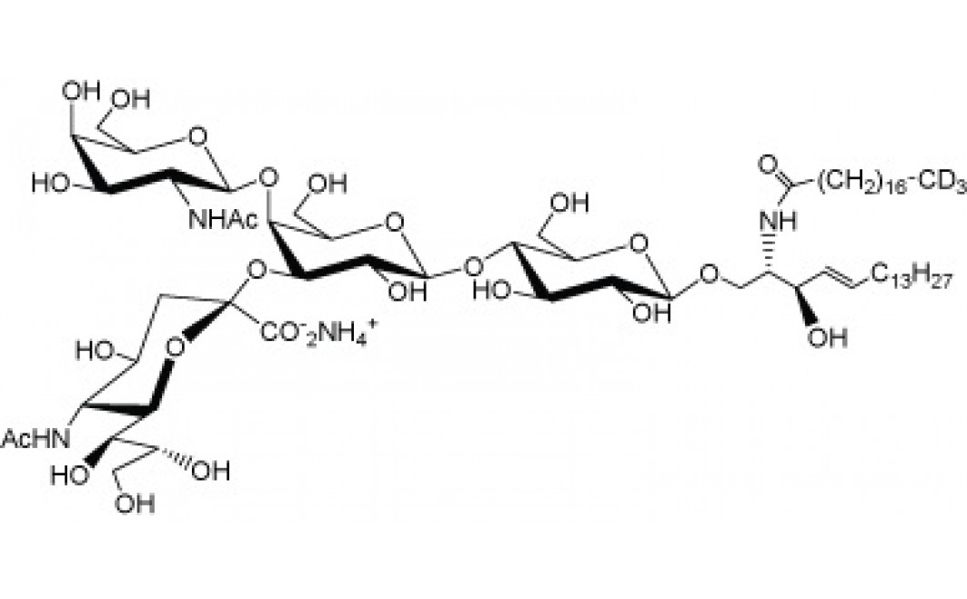 N-omega-CD3-Octadecanoyl monosialoganglioside GM2 (NH4+ salt)