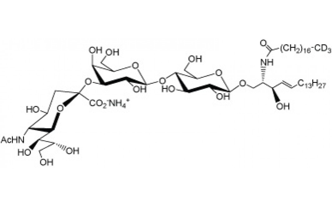 N-omega-CD3-Octadecanoyl monosialoganglioside GM3 (NH4+ salt)