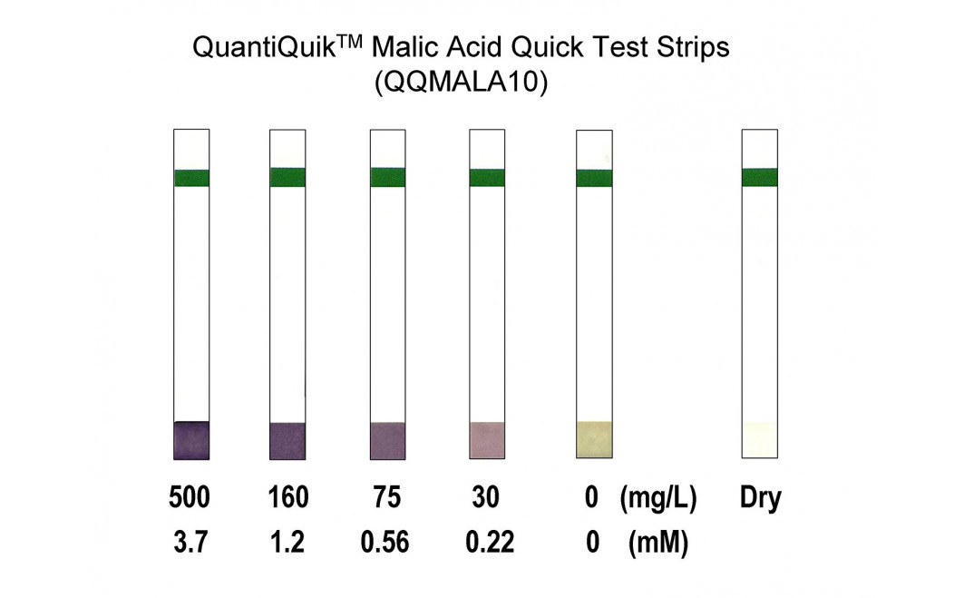 QuantiQuik™ Malic Acid Quick Test Strips